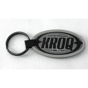 World Famous KROQ 106.7 FM Retro Keychain Los Angeles CA Alternative Rock